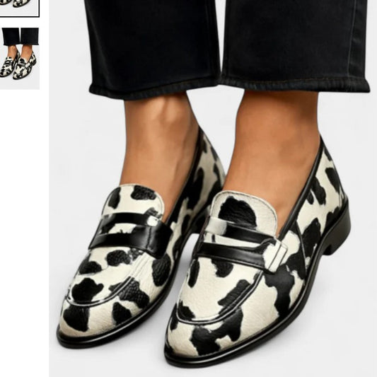 Fashion Oval Head Casual Retro Women's Shoes