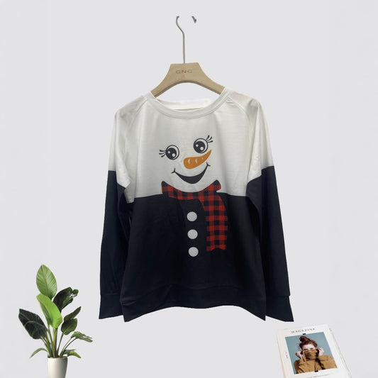 Women's Daily Casual Christmas Digital Printing Sweater