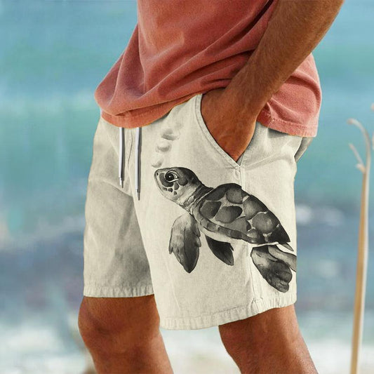 Casual Summer Men's Beach Pants Trendy Shorts