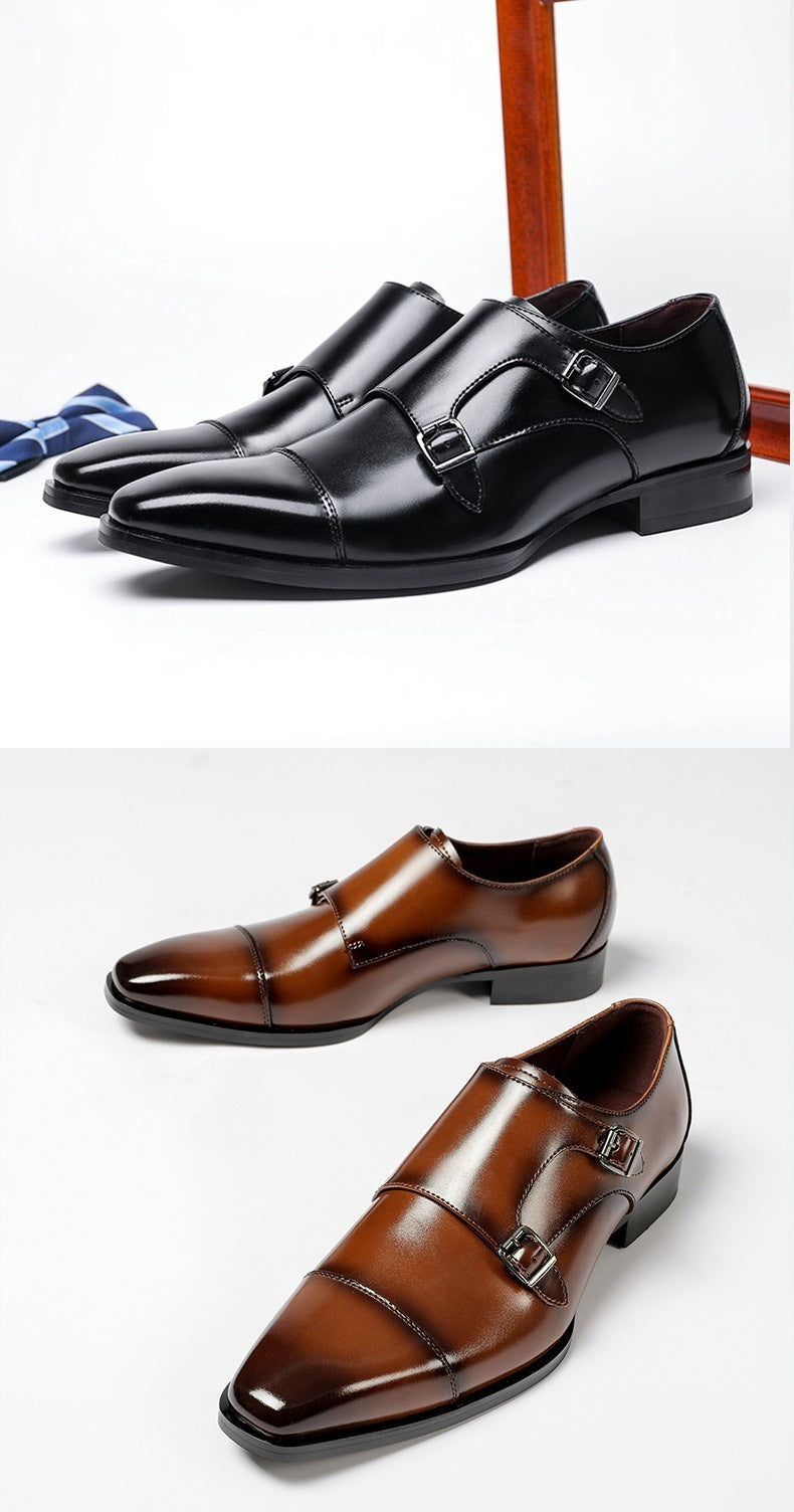 Casual Leather Shoes Men's Leather Business Gentleman British Style