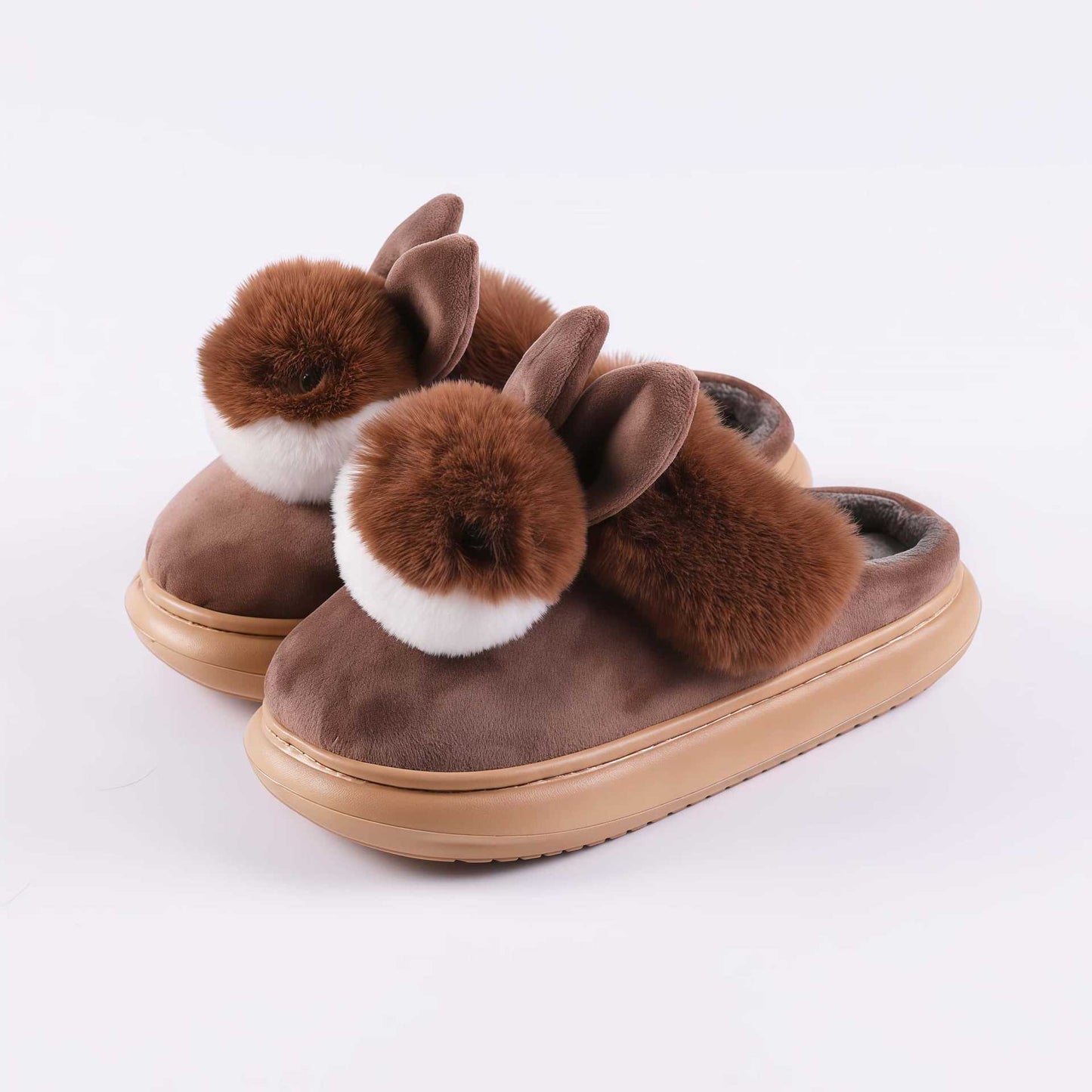 Warm Slippers For Men And Women Silent Thickened