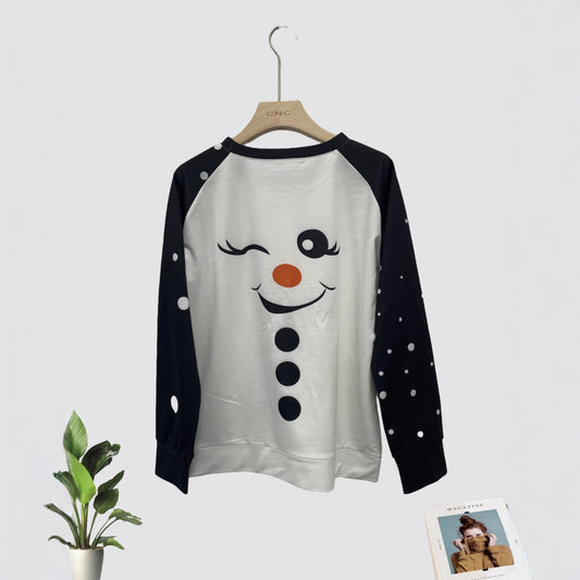 Women's Daily Casual Christmas Digital Printing Sweater