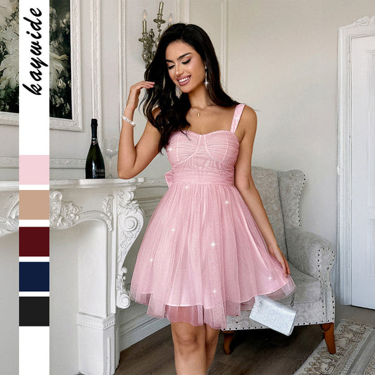 New Fashion Temperament Women's Suspender Dress