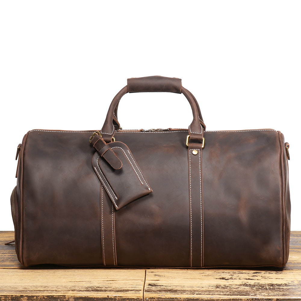 Men's Fashion First Layer Cowhide Travel Bag