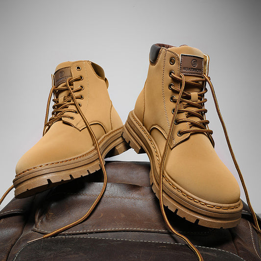 Men's Wear-resistant Martin Boots For Building Work