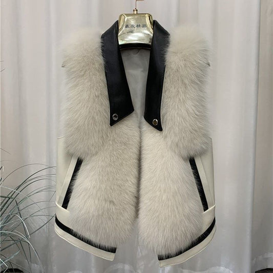 Fashion Slimming Slim Women Fur Vest