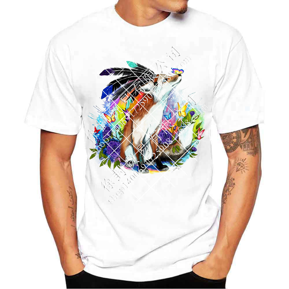 Mens 3D Short-sleeve T-shirt With A Crew Neck, Available In Plus Sizes
