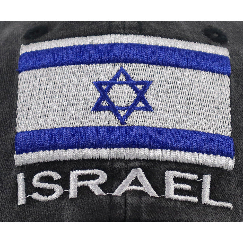Israel Hats For Men Women, Adjustable Embroidered Cotton Israel Flag Baseball Cap