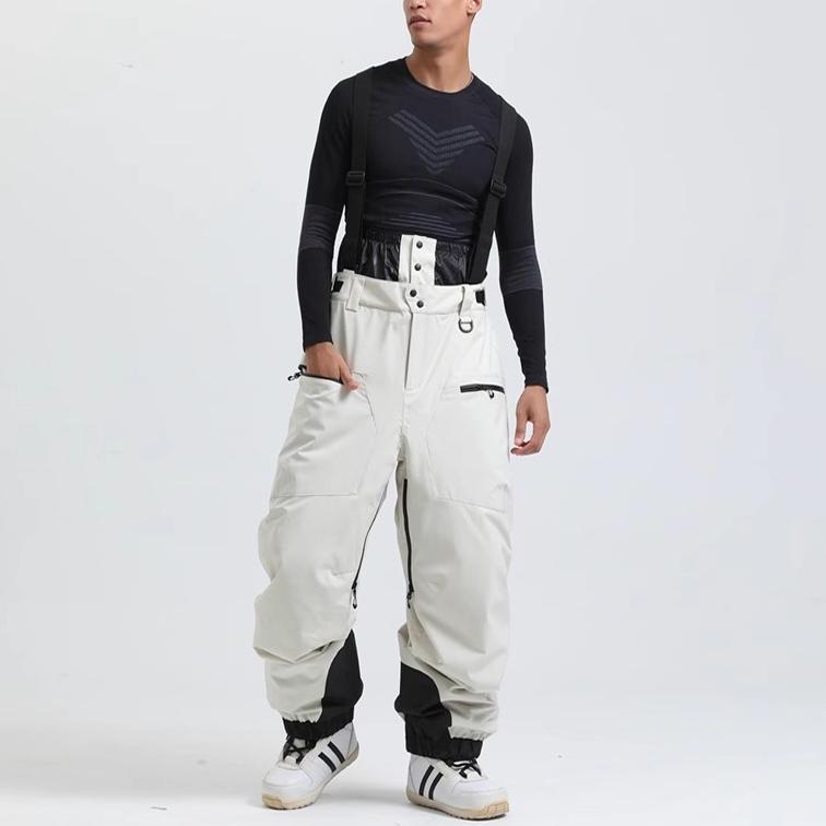Mens High-Street Ski Pants Thickened For Both Snowboarding And Skiing