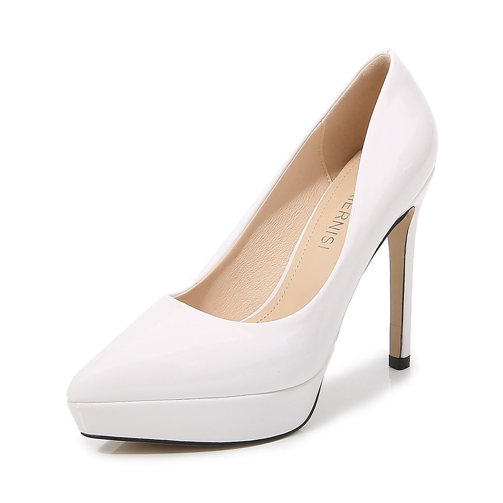 Pointed Toe Catwalk Fashion Career Stilettos High Heels