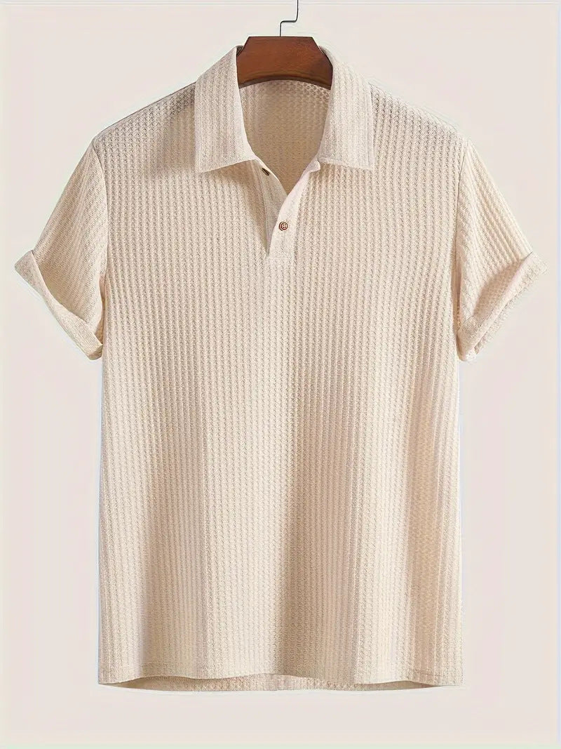Men's Casual Loose Short Sleeves Simple