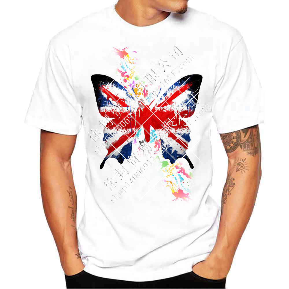 Mens 3D Short-sleeve T-shirt With A Crew Neck, Available In Plus Sizes