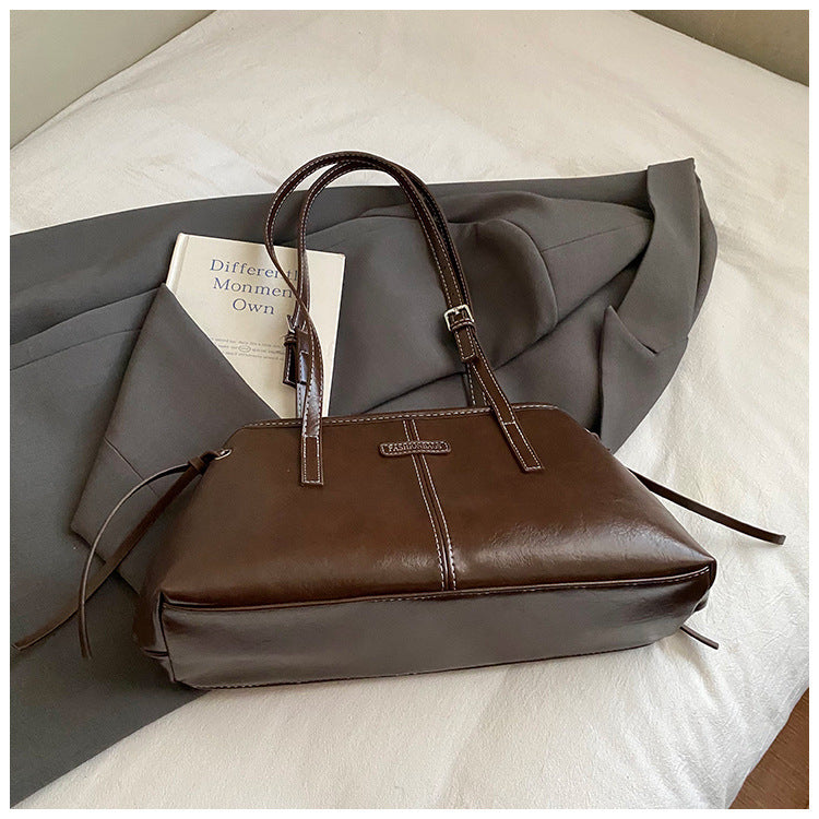Fashionable Retro Minimalist Womens Shoulder Bag