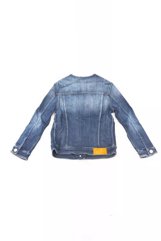 Blue Cotton Women's Blazer
