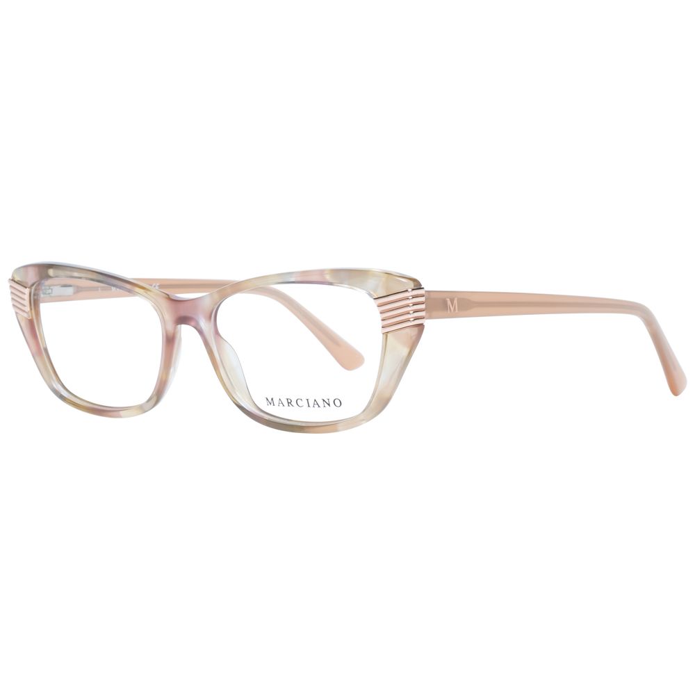 Montura de gafas beige para mujer