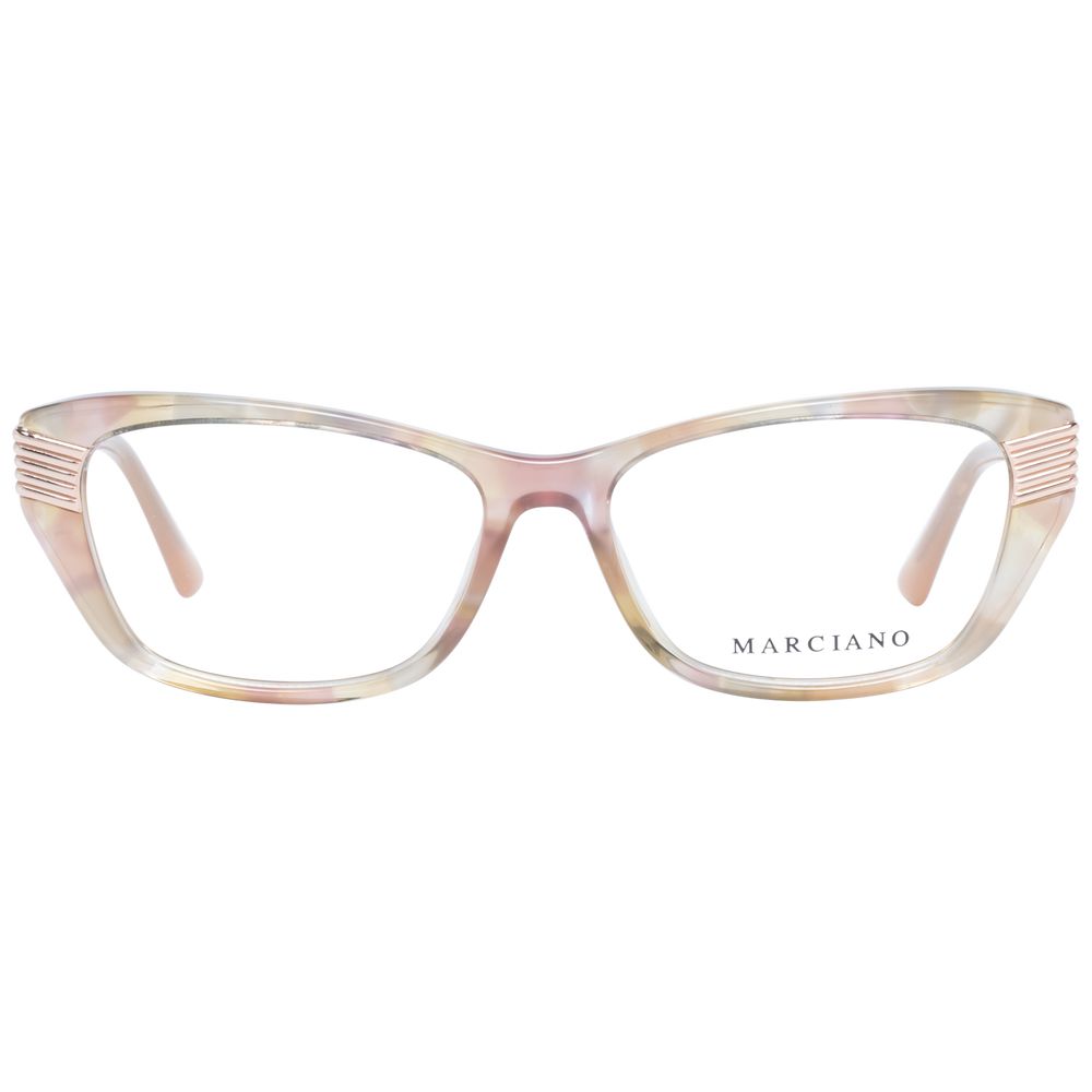 Montura de gafas beige para mujer