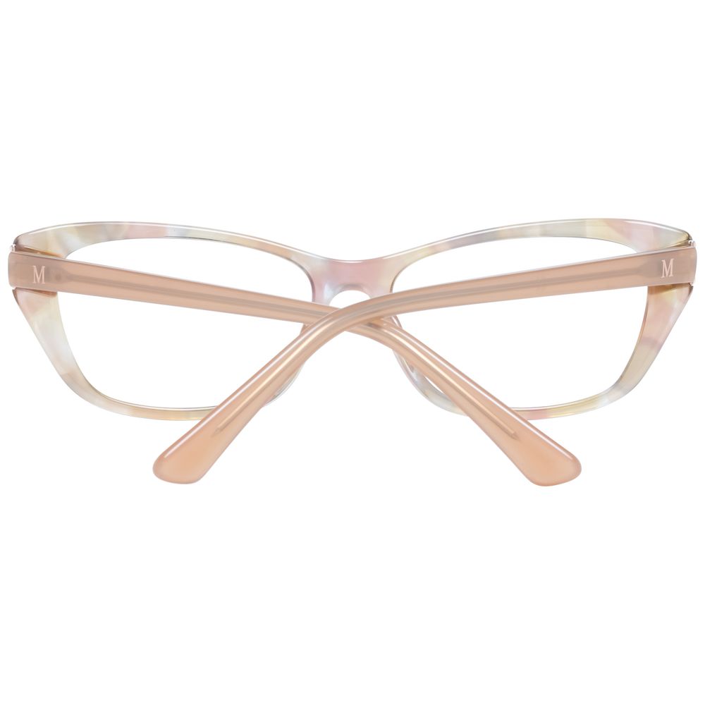 Montura de gafas beige para mujer