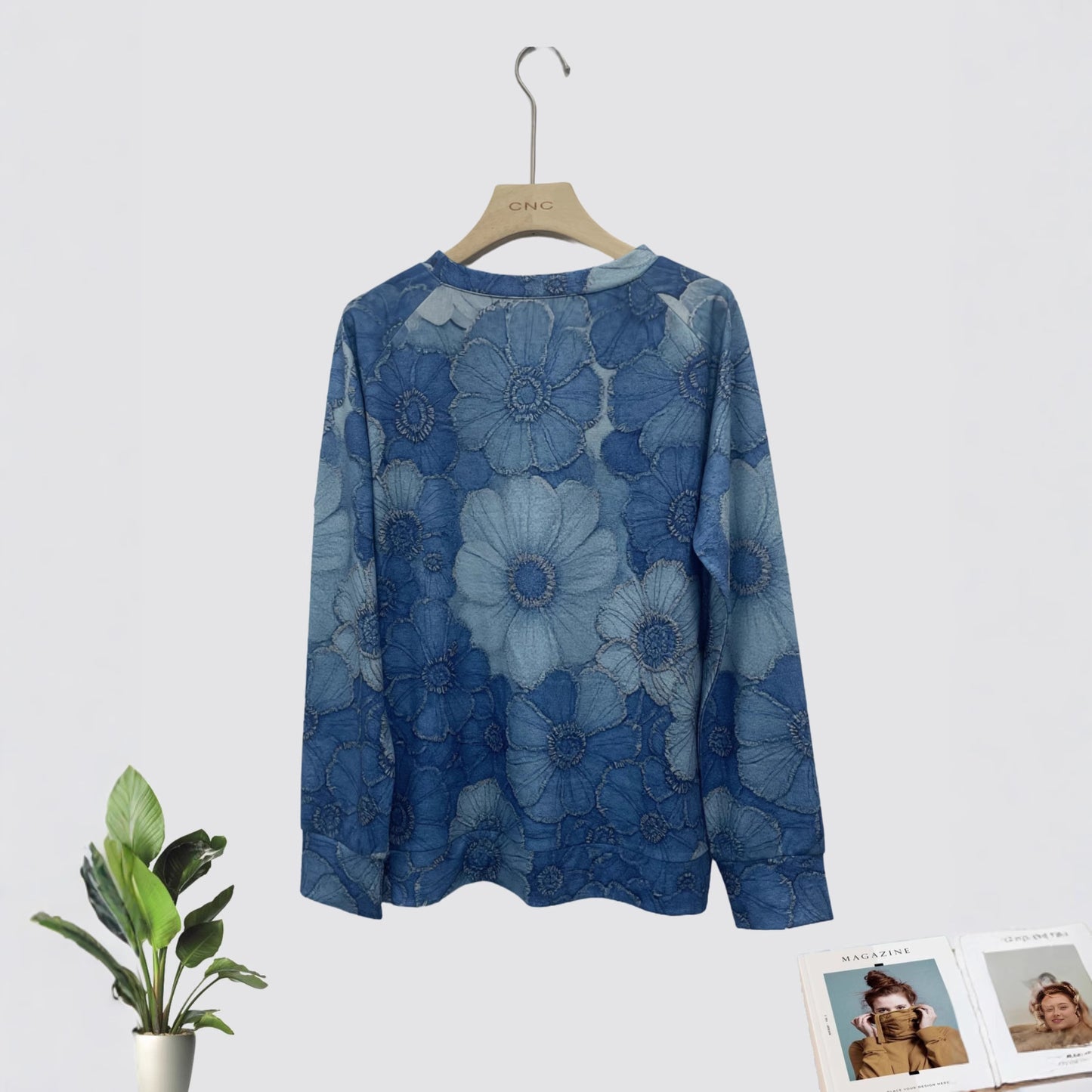 Women's Daily Casual Christmas Digital Printing Sweater