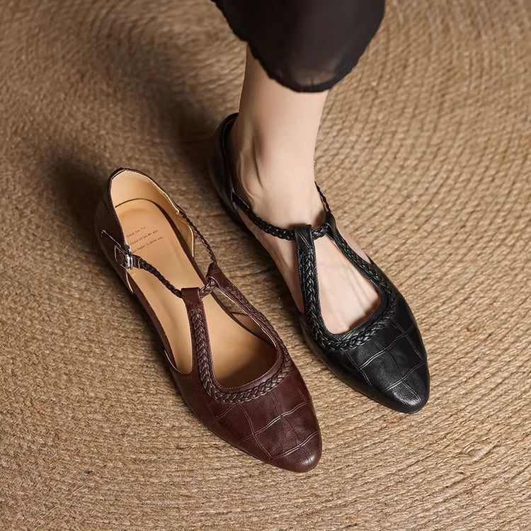 Chunky Heel Retro Fashion Comfortable Women's Sandals
