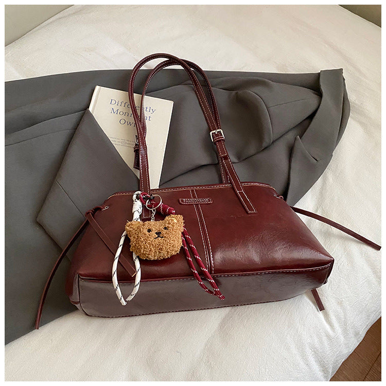 Fashionable Retro Minimalist Womens Shoulder Bag