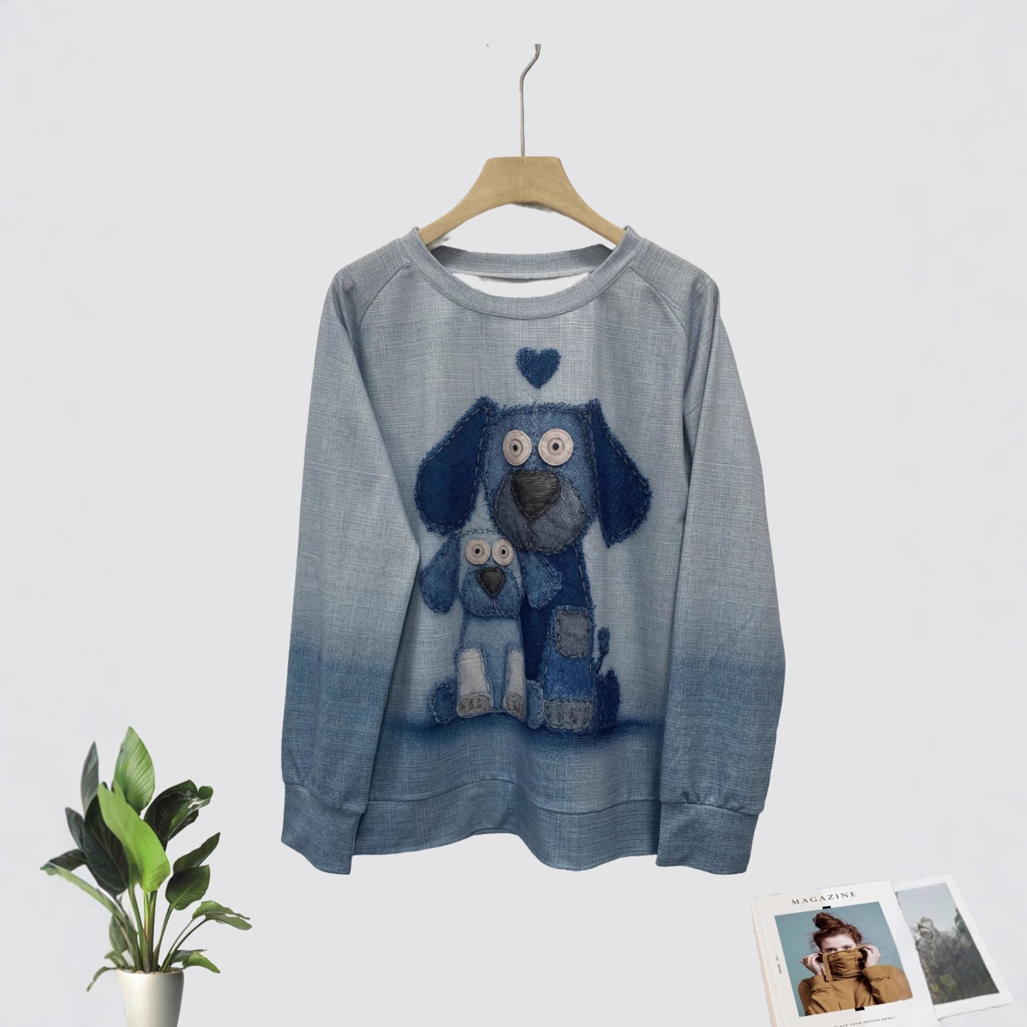 Women's Daily Casual Christmas Digital Printing Sweater