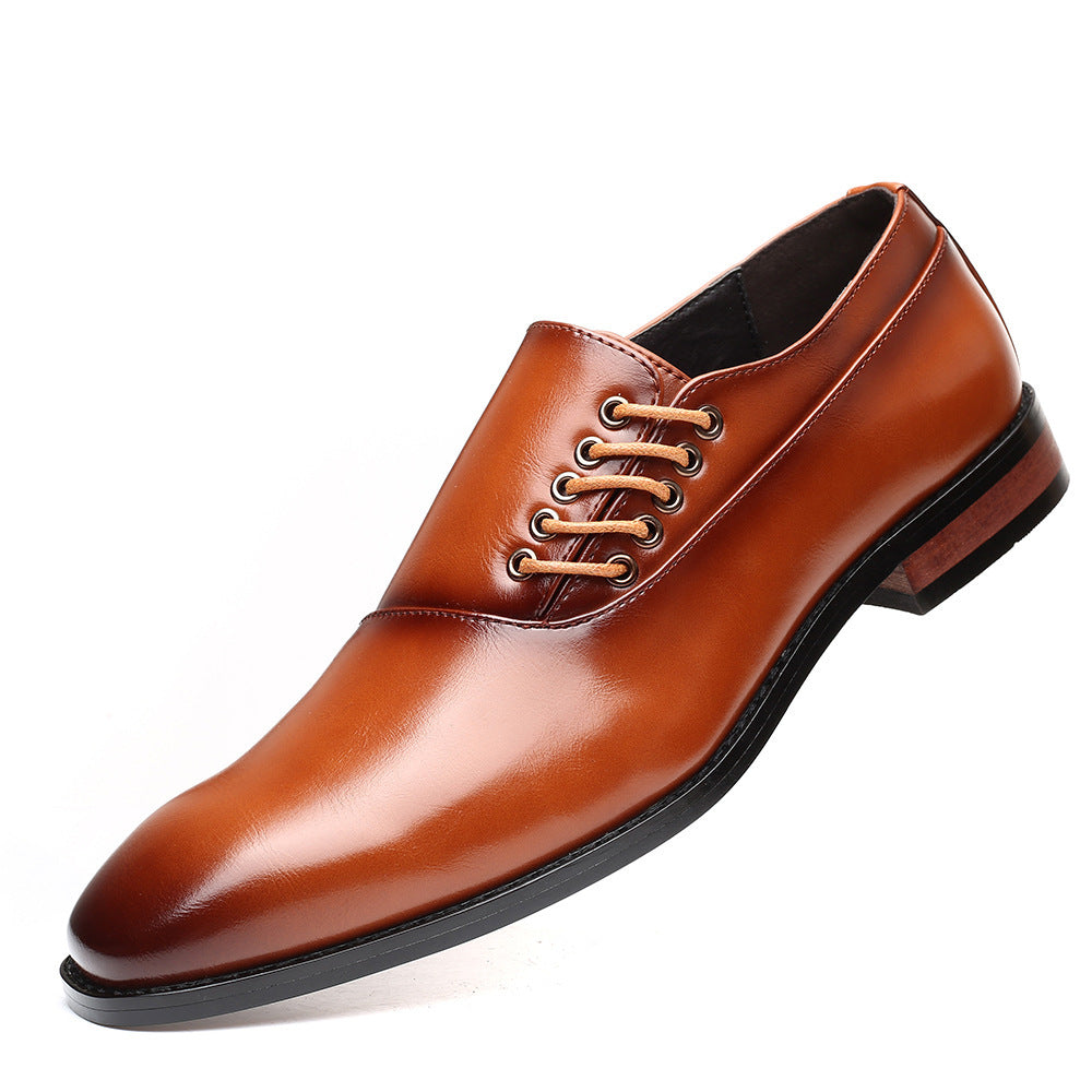 Japanese Square Toe Large Size Men's Shoes