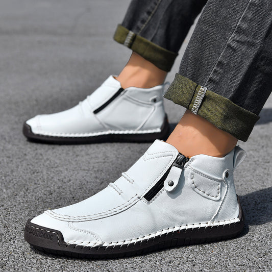 Mid-top Cross-border Martin Boots Vintage Men's Casual Shoes Handmade Boots