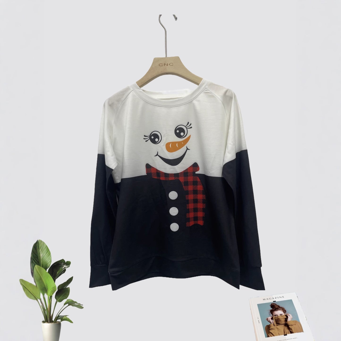 Women's Daily Casual Christmas Digital Printing Sweater