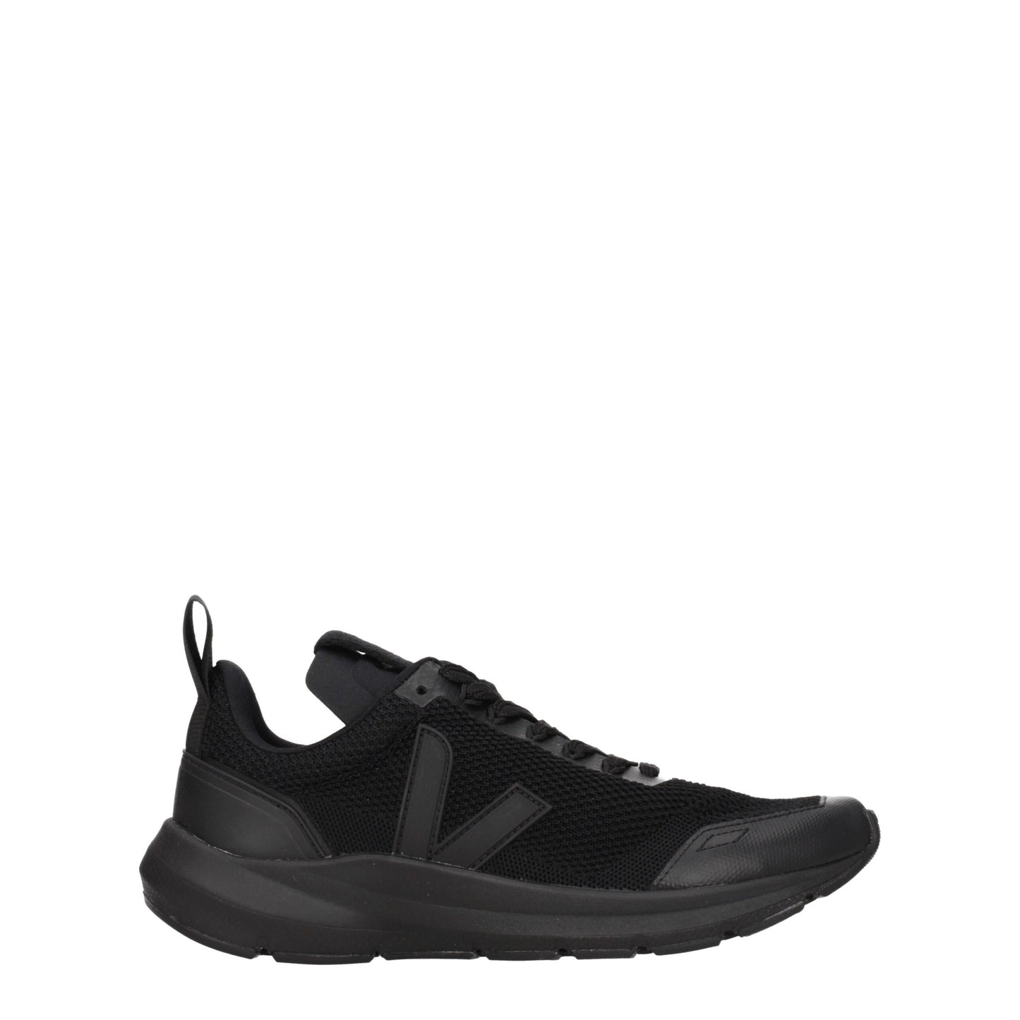 Zapatillas deportivas de tela negra