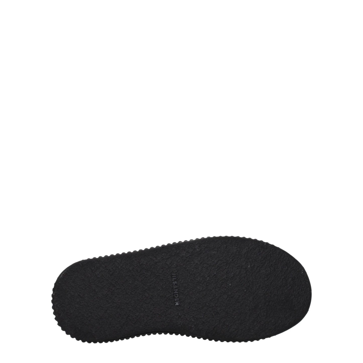 Zapatillas gruesas de tela negra