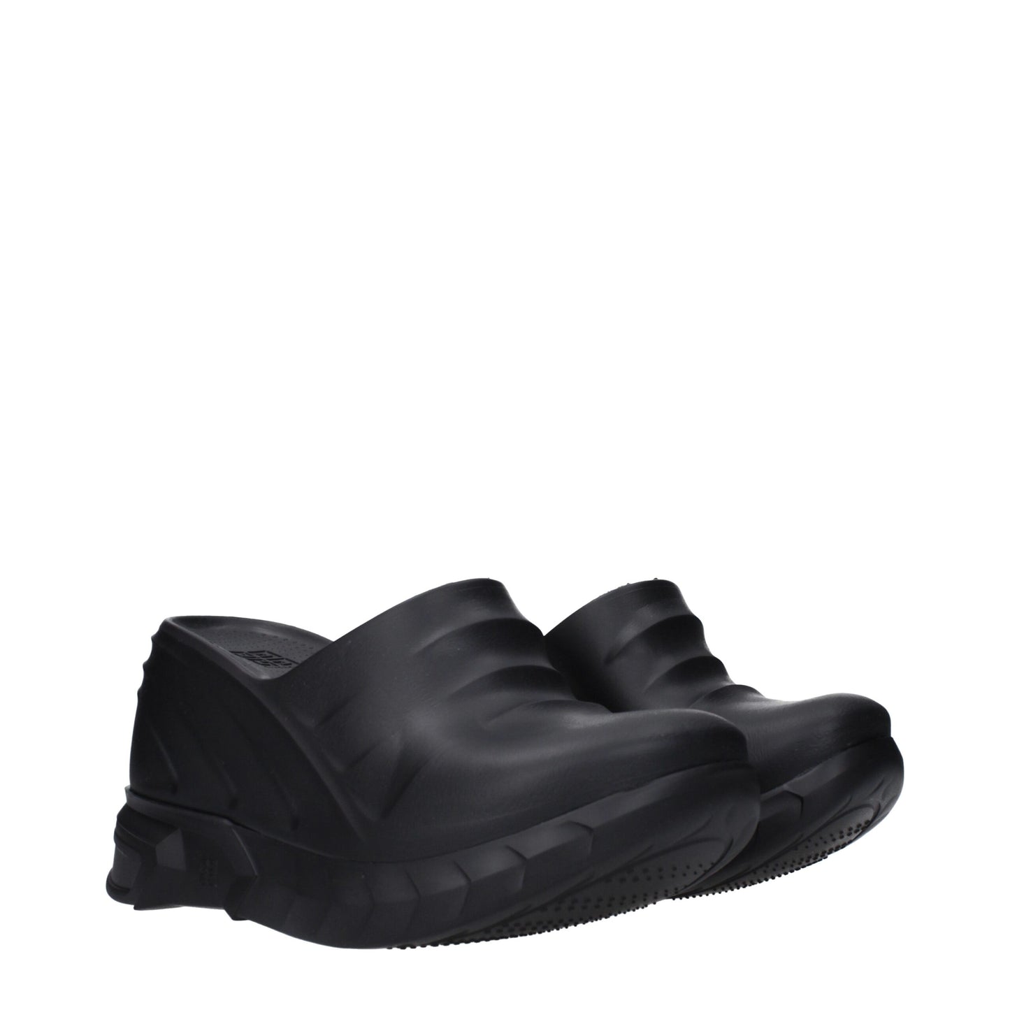 Black Cotton Slippers Sandals