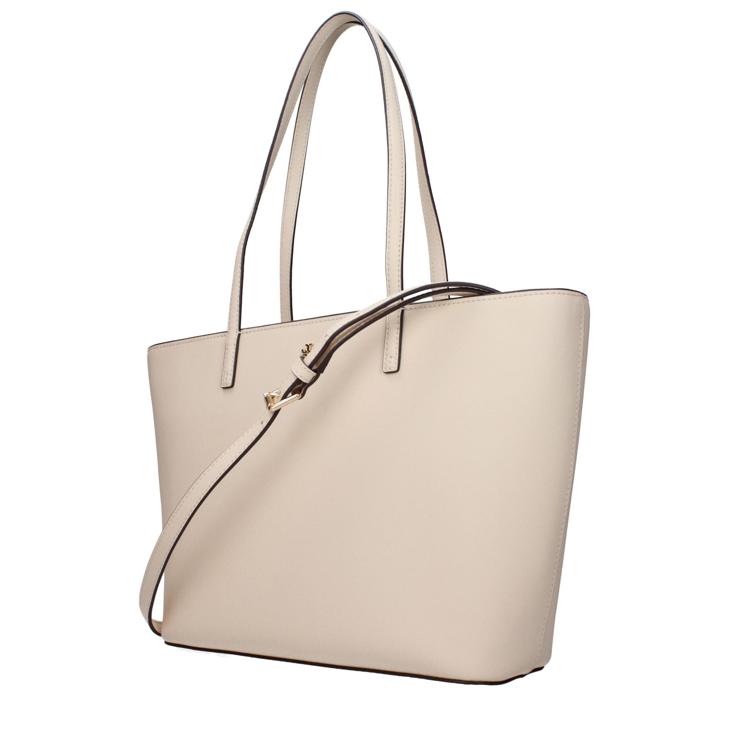 Bolsos de hombro de piel beige