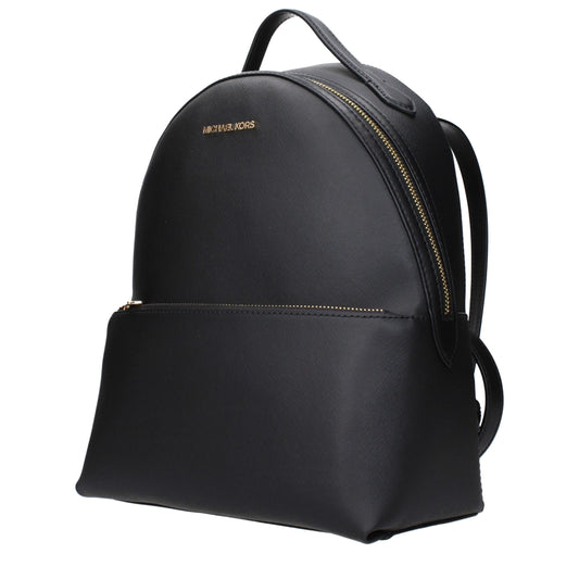 Black Leather Backpacks