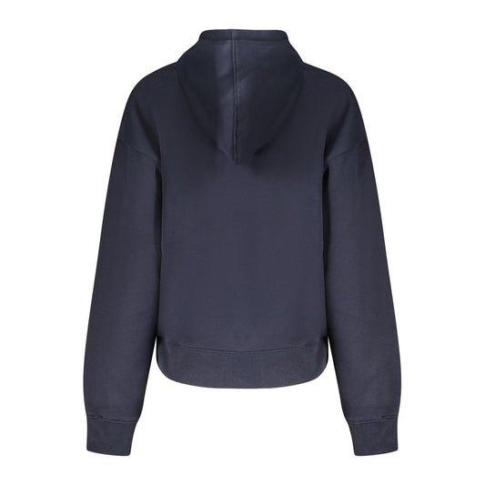 Blue Cotton Women Sweater