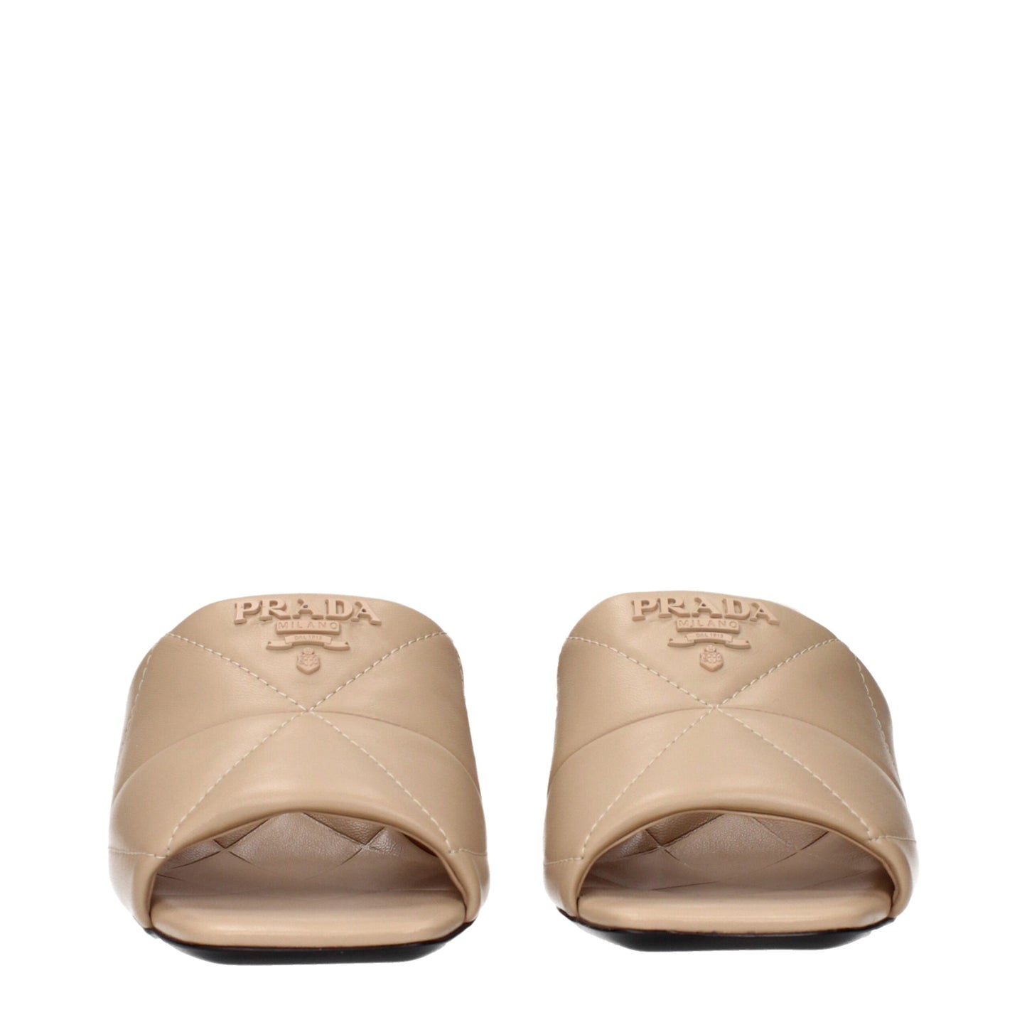 Sandalias de piel beige