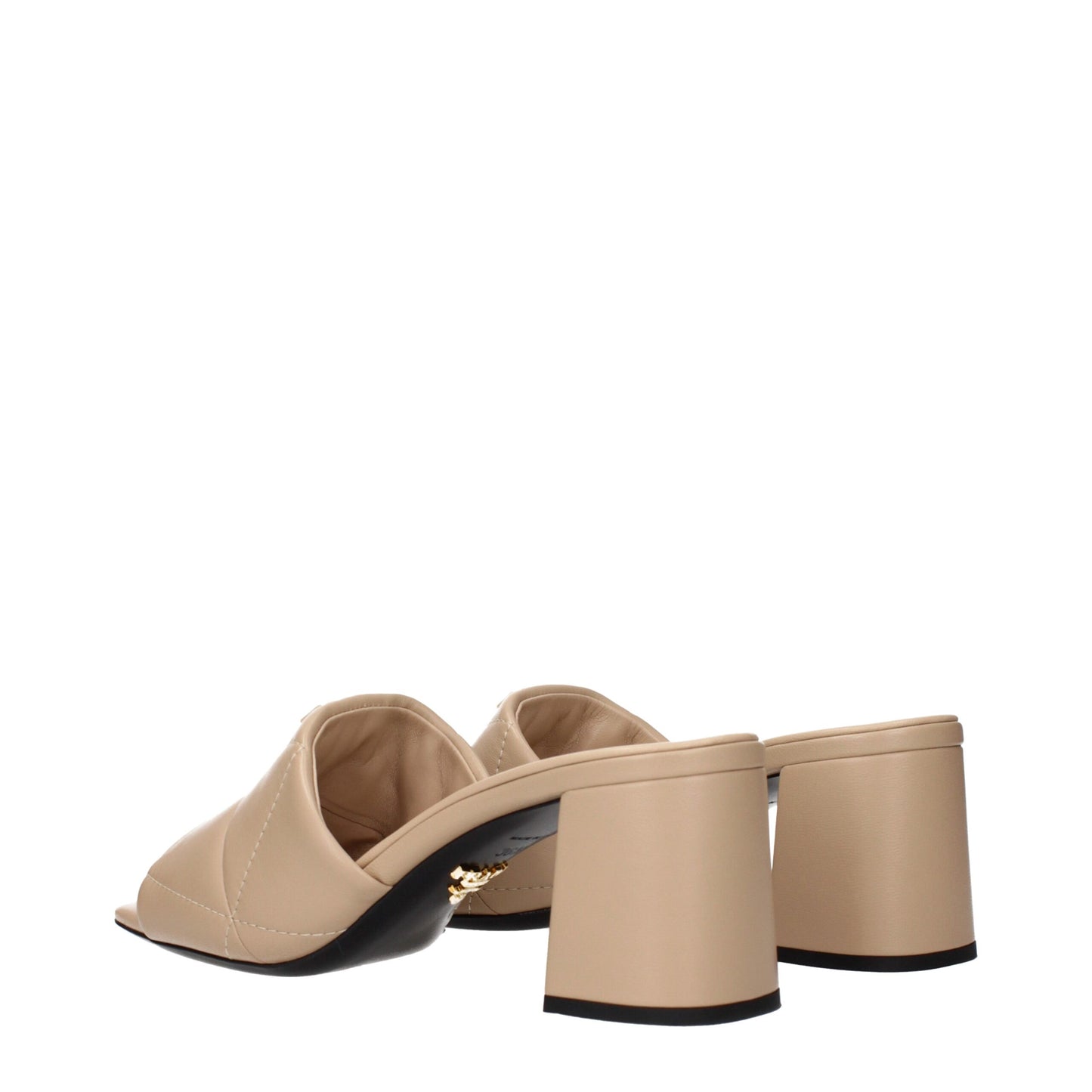Sandalias de piel beige