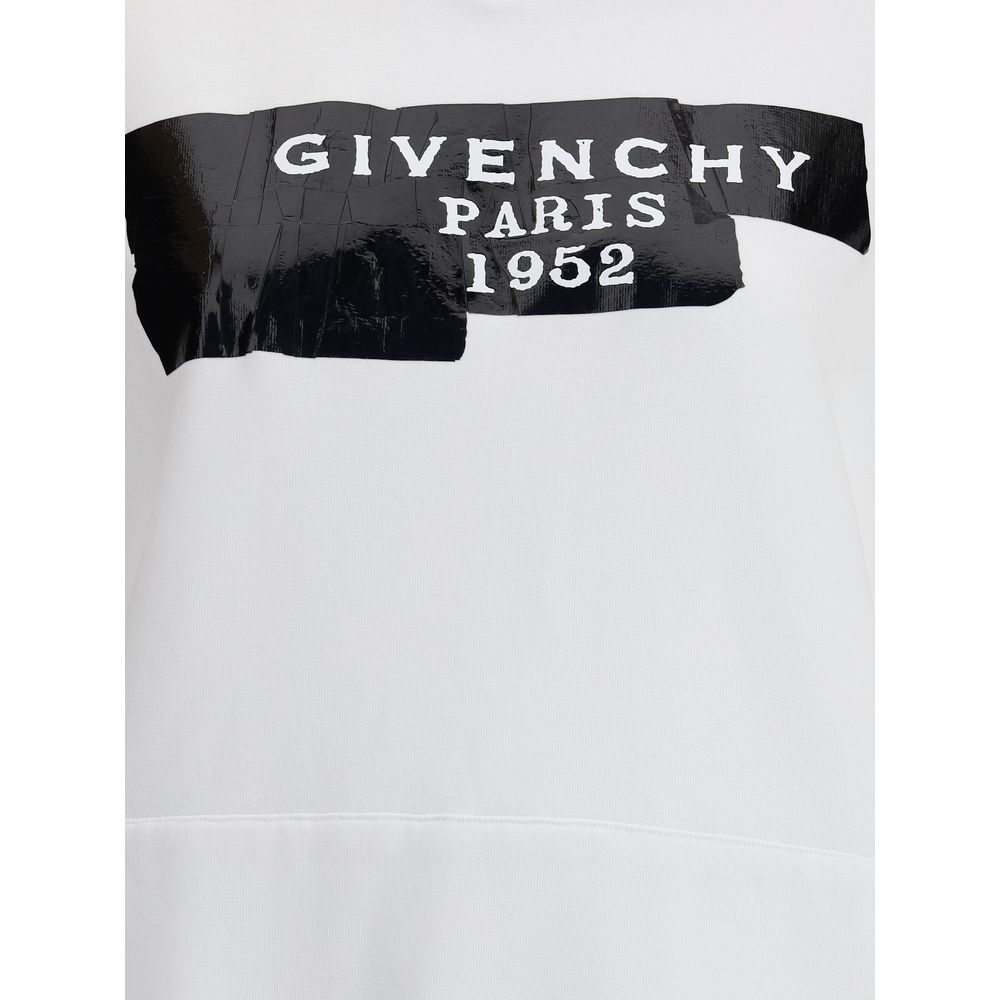 Sudadera con capucha de tela vaporosa con cinta de Givenchy