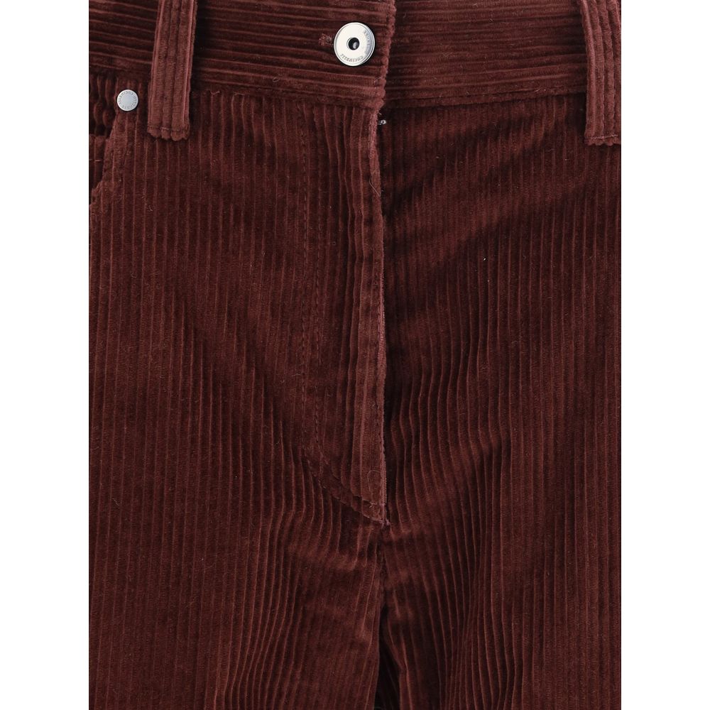 بنطلون مخملي مستقيم