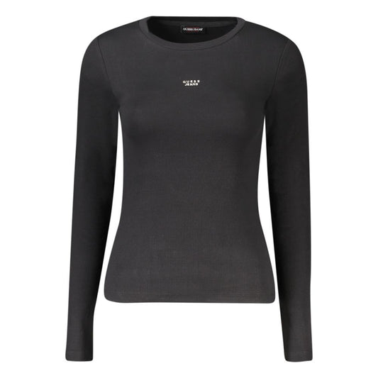 تيشيرت نسائي أسود من القطن