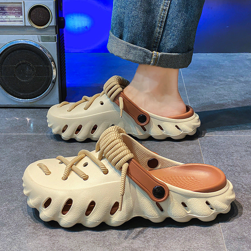 Outdoor Non-slip Poop Feeling Beach Sandals Sports Dual-use Sandals