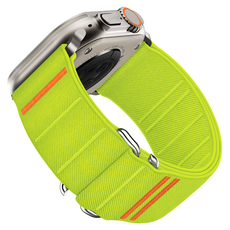 Elastic Nylon Watchband Stainless Steel Buckle