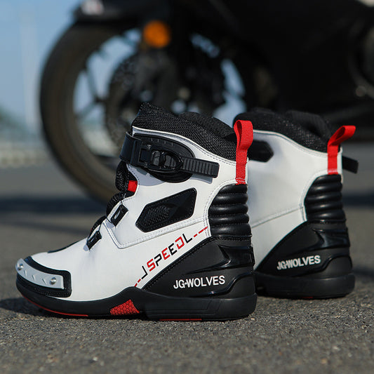 Men's Knight Motorcycle Shoes Waterproof Non-slip