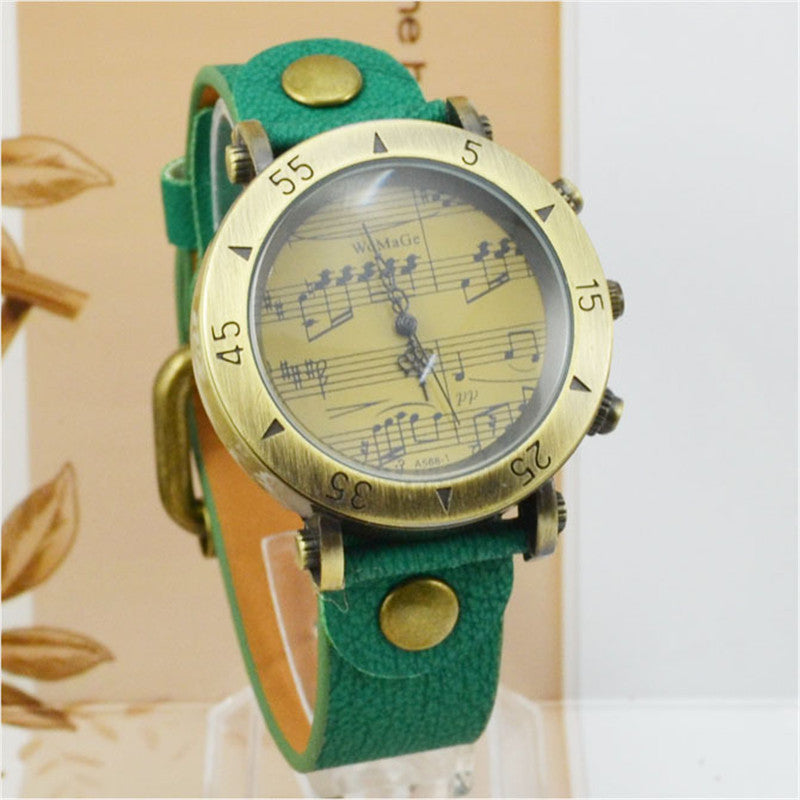 Foreign Trade WoMaGe New Music Symbol Watch Fashion Novel Men's Watch Wholesale