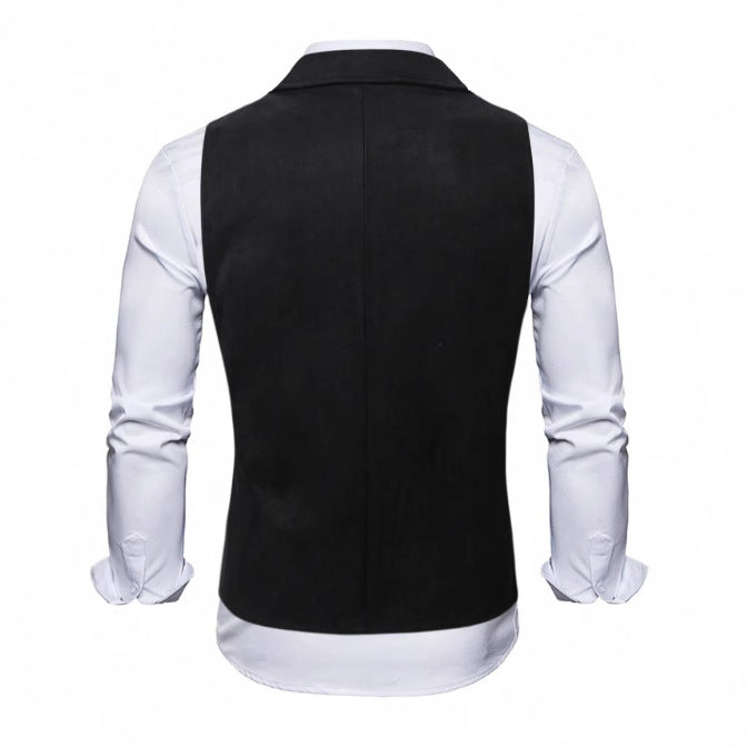 Men's Suit Double Breasted Chain Vest