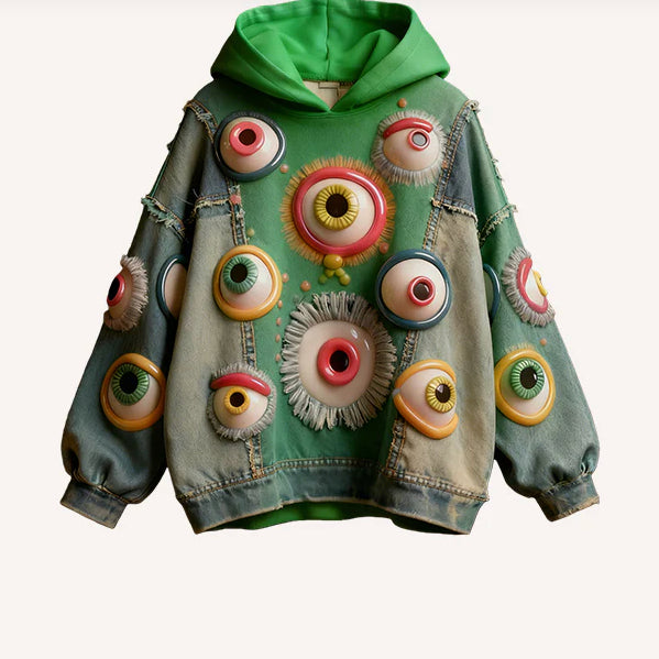 Mens Printed Sweatshirt Casual Pullover Hoodie