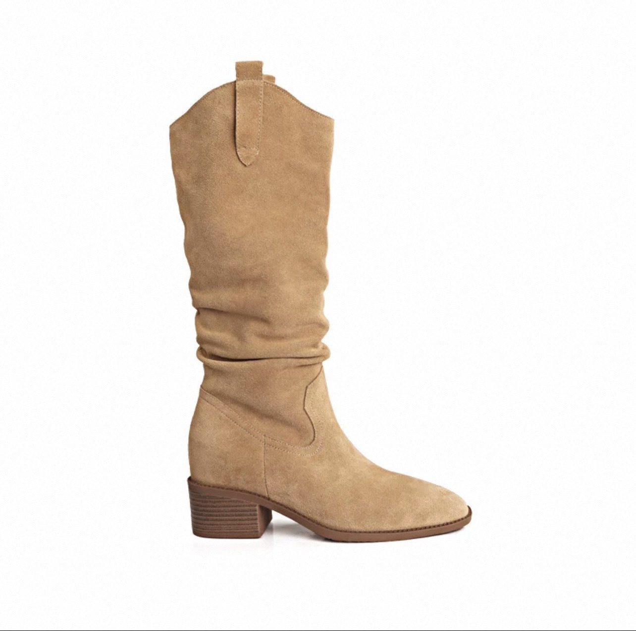 Leather Small Hight Increasing Martin Boots