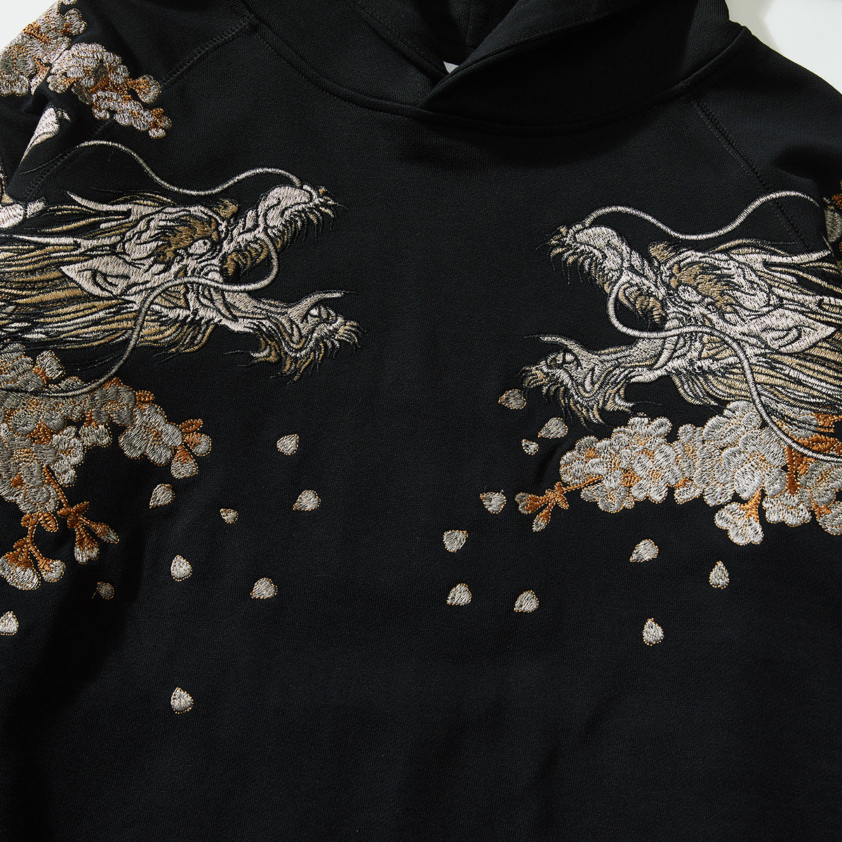 Mens Loose Fit Polyester Embroidered Chinese Style Jacket